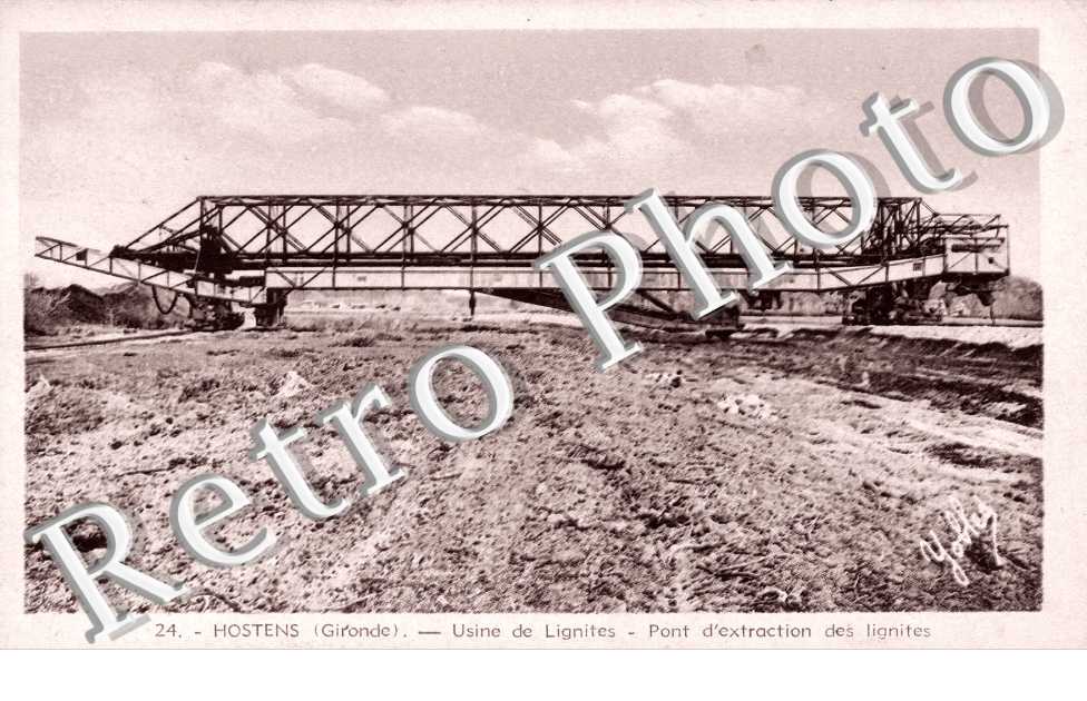 usine de Lignites Pont d'extraction