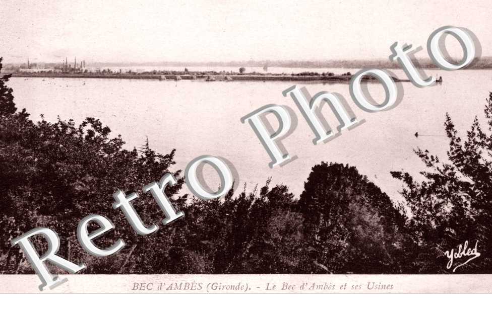 le Bec d'Ambes et ses usines