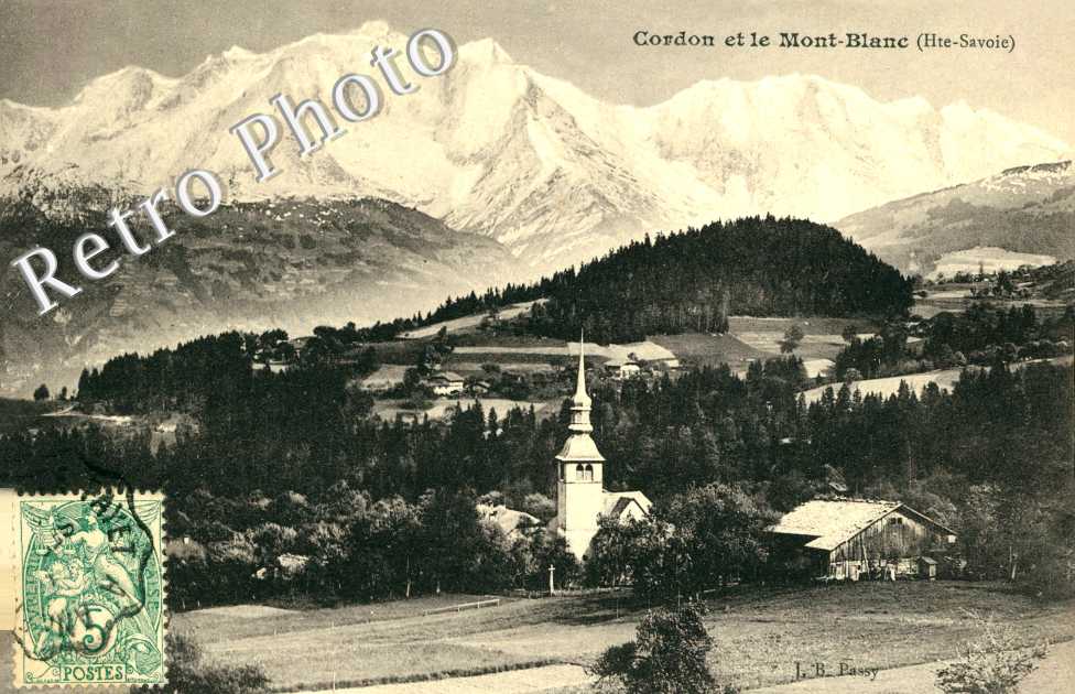 Cordon et le Mont-Blanc