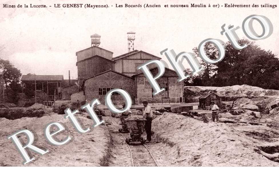 Les Mines de la Lucette  - les Bocards - enlevement des Tailings