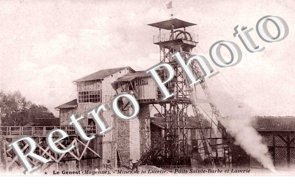 Les Mines de la Lucette  - Puits Sainte Barbe et Laverie