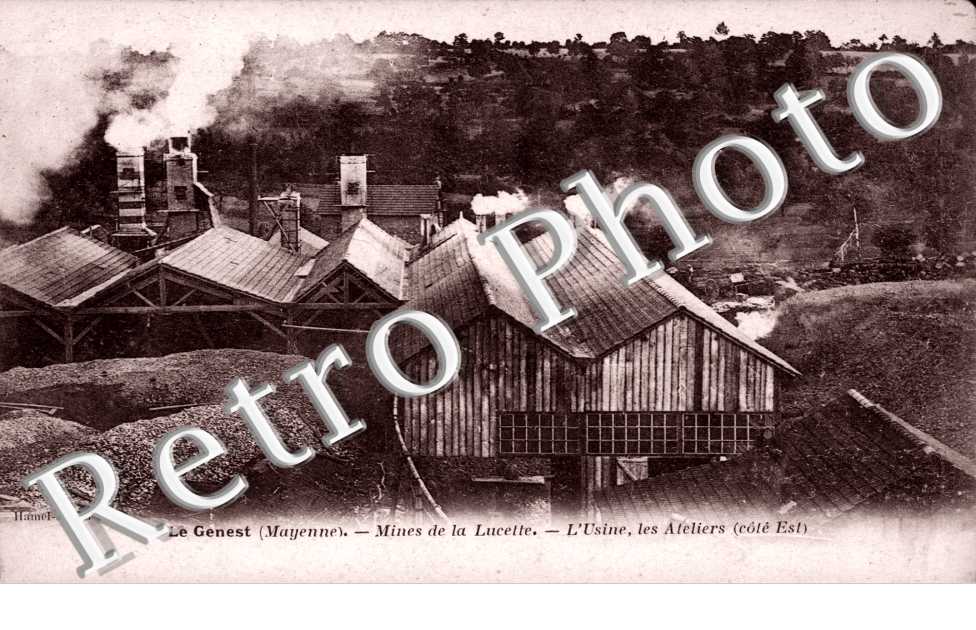 Mines de la Lucette - L'usine, les ateliers 