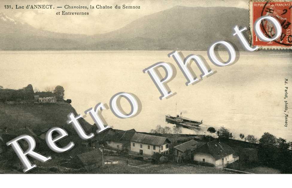 Chavoires, la chaine du Semnoz et Entrevernes