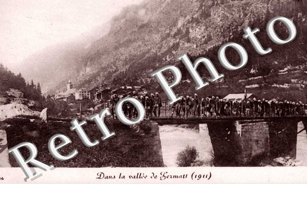 Dans la vallee de Zermatt Hermancia Oeuvre sociale Le Cantier 199 rue de Bercy Paris 12eme