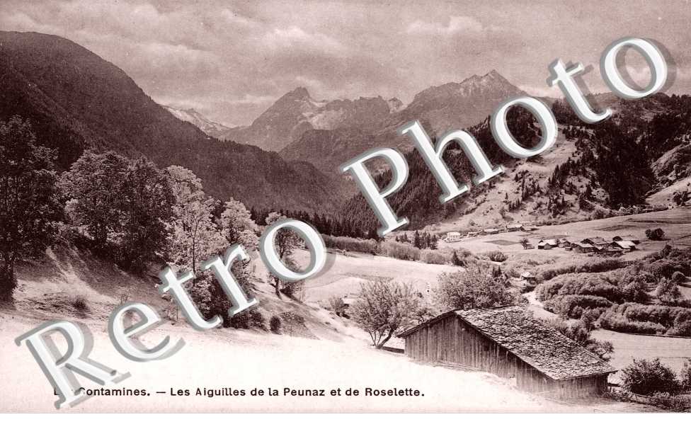 Les Aiguilles de la Peunaz et de Roselette