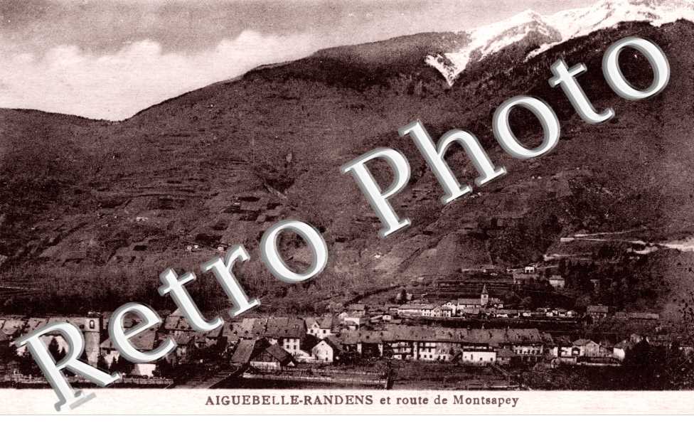 Aiguebelle-Randens et route de Montsapey
