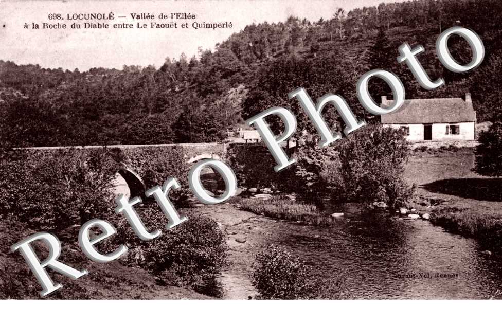 Vallee de l'Ellee a la Roche du Diable entre Le Faouët et Quimperle