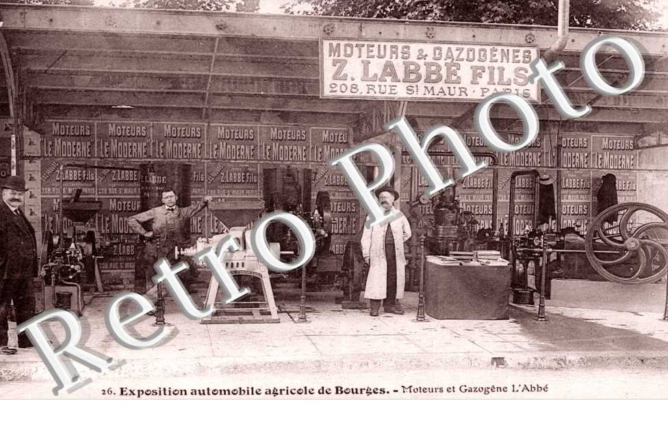 exposition automobile agricole  Moteurs et gaozenes l'Abbe