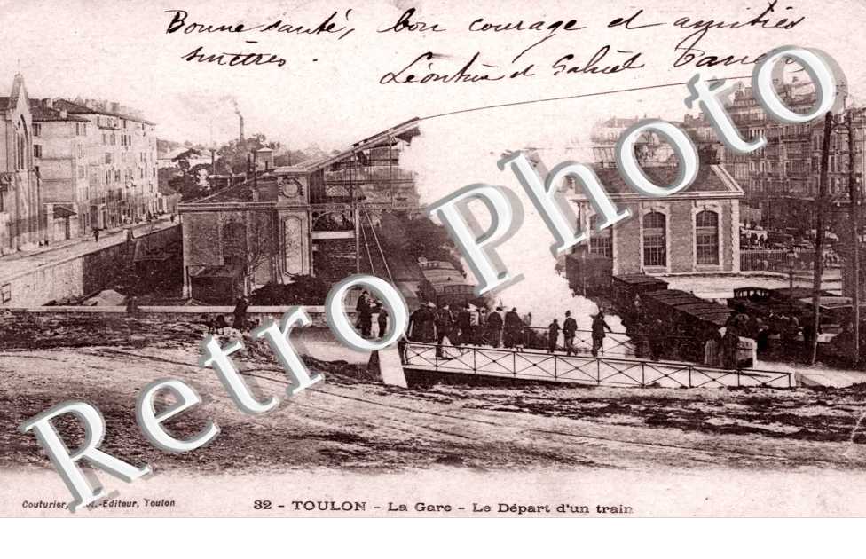 la gare le depart d'un train
