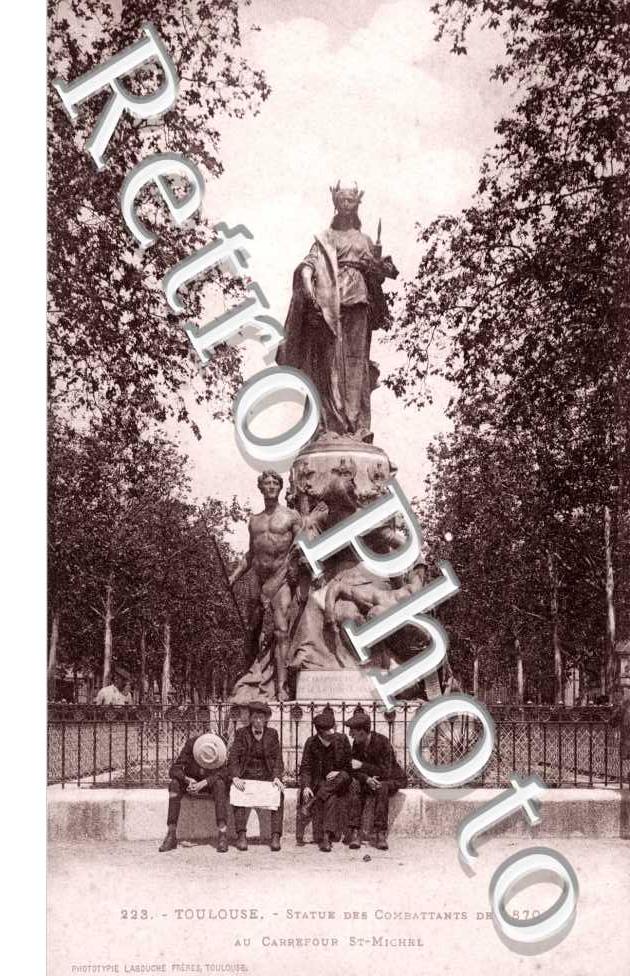 Statue des Combattants de 1870 au carrefour Saint Michel