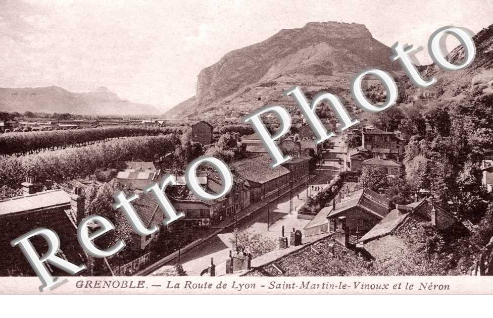 la route de Lyon Saint Martin le Vinoux et le Neron