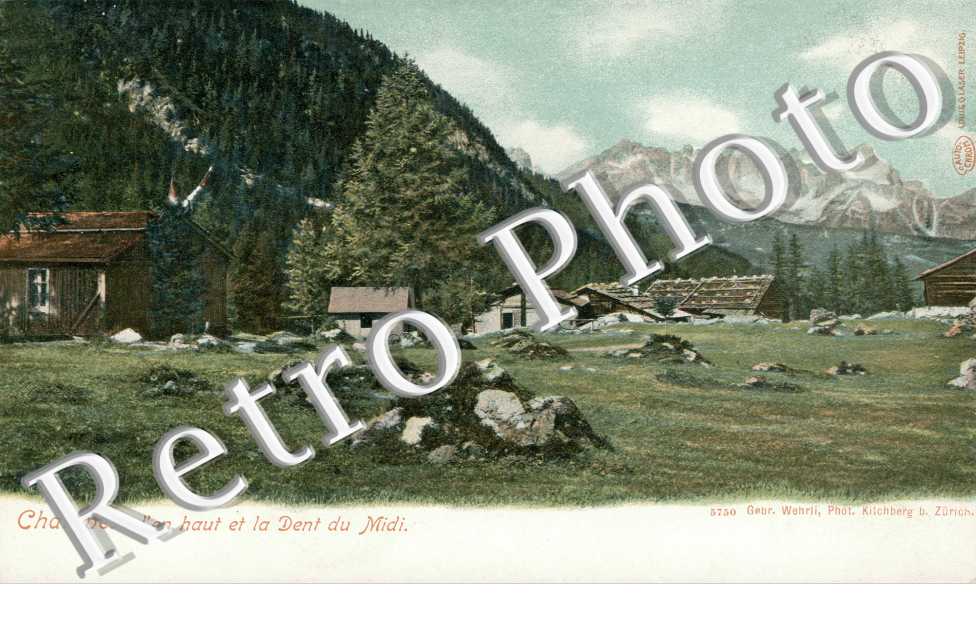 En haut et la Dent du Midi
