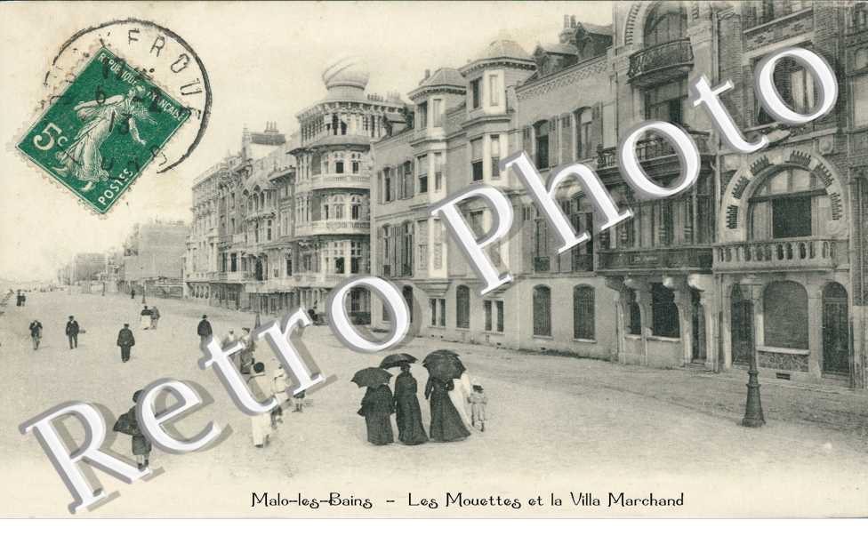 Les mouettes et la villa marchand