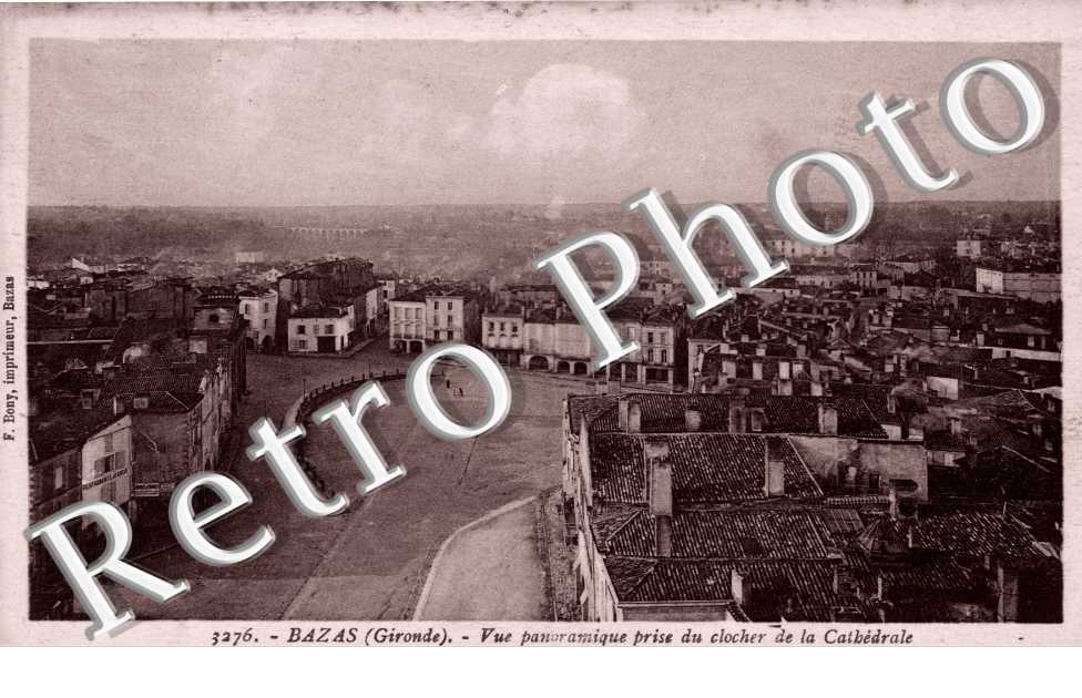 vue panoramique prise du clocher de la cathedrale