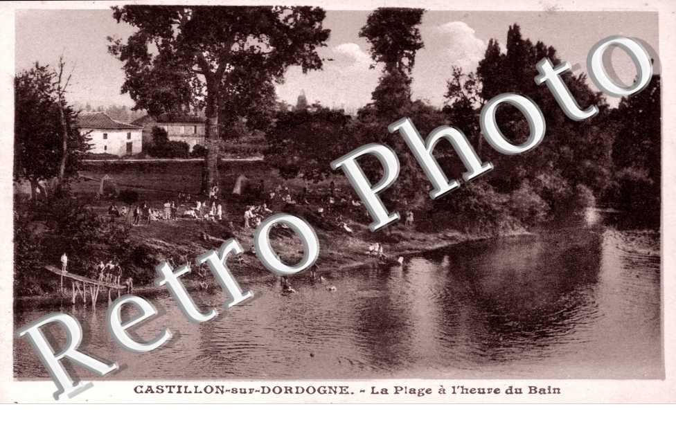 la plage a l'heure du bain