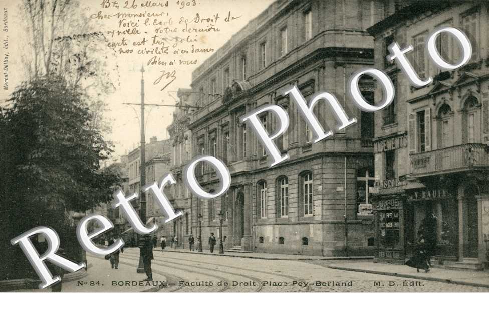 Faculte de  Droit Place Pey-Berland