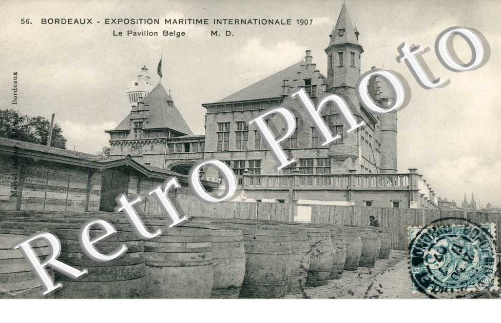 Exposition Maritime Internationale 1907 - le Pavillon Belge 