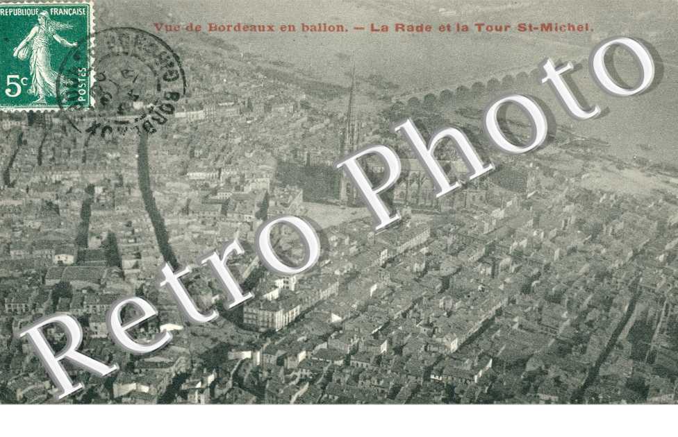 La  Rade et la Tour Saint Michel - vue d'avion