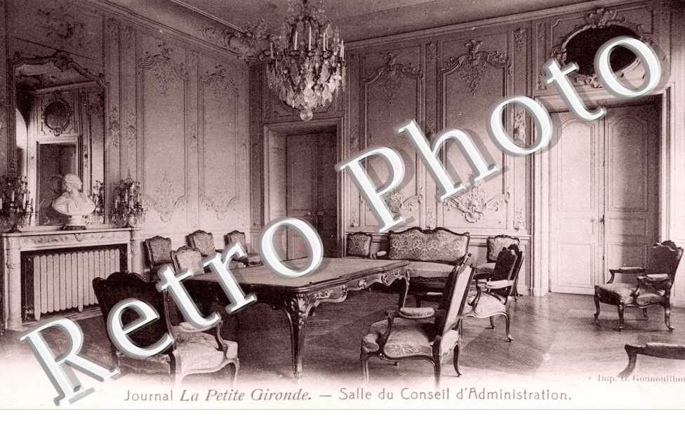 Salle  du Conseil d'Administration, journal la Petite Gironde