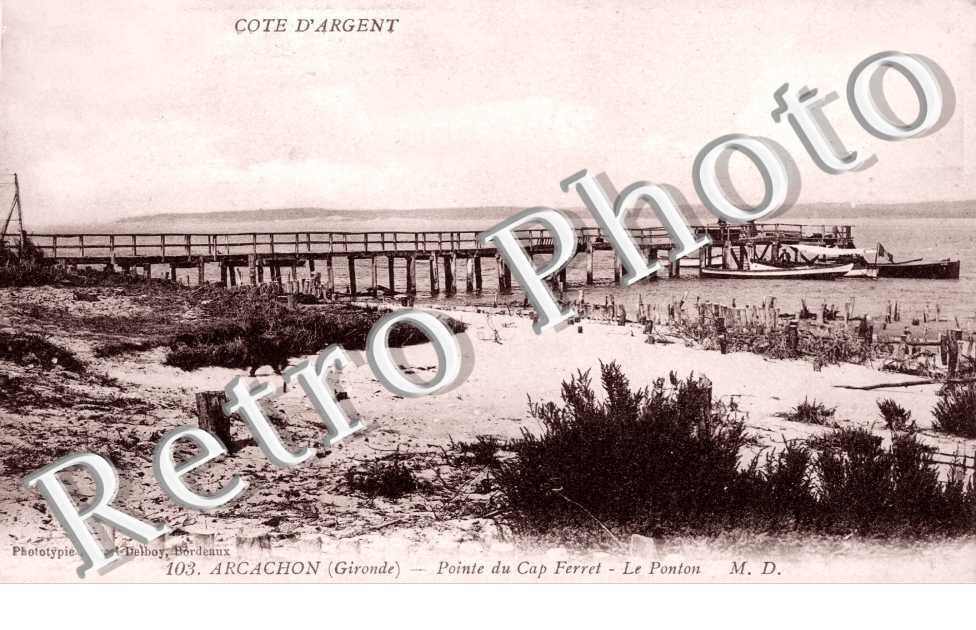 pointe du Cap Ferret  Le ponton