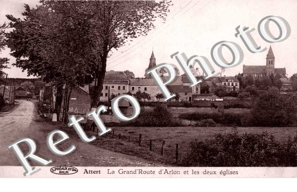 La Grand'Route d'Arlon et les deux Eglises