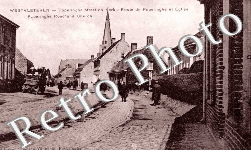 Route de Poperinghe et Eglise