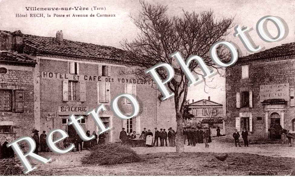Hôtel Rêche - La Poste et Avenue de Carmeaux