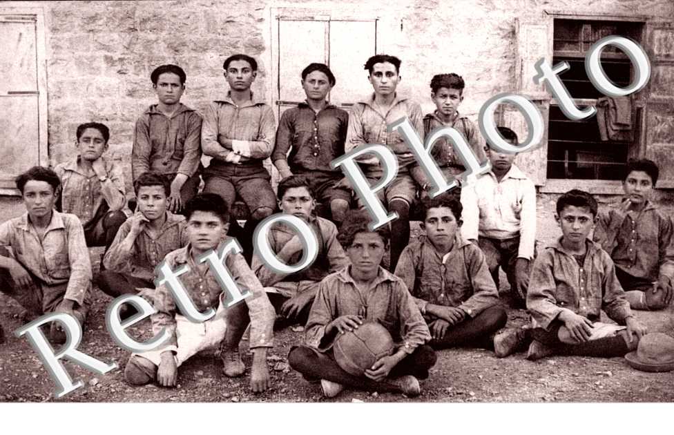 l'equipe de football a l'ecole primaire en 1927