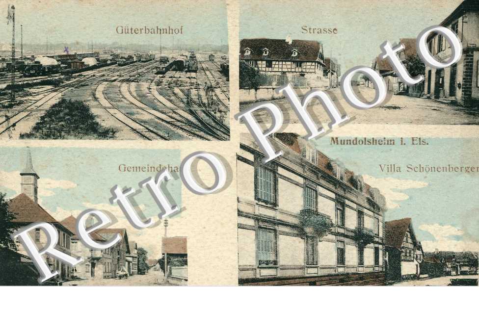 Villa Shonenberger, et voies de train