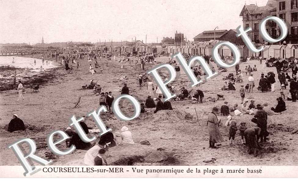 vue panoramique de la plage