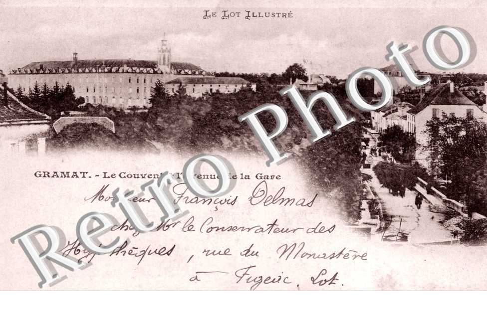 le Couvent et l'avenue de la Gare