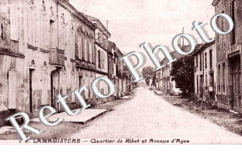 quartier de Ribet et avenue d'Agen