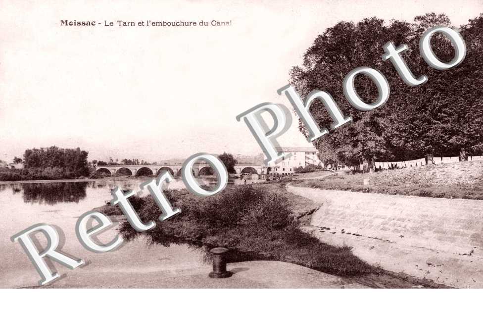 le Tarn et l'embouchure du canal