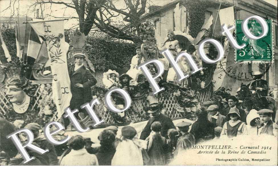 Carnaval 1914 - Arrivee de la Reine