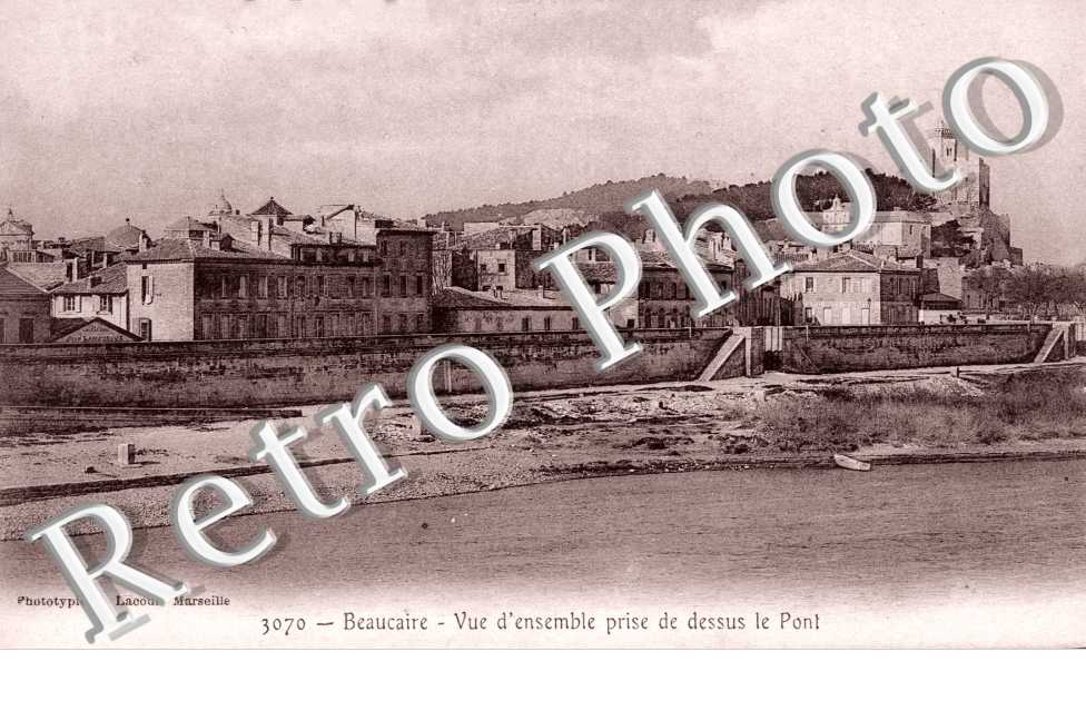 vue d'ensemble prise de dessus le pont