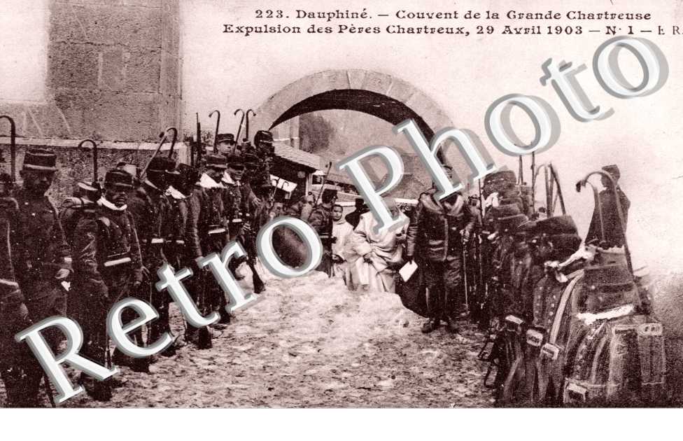 Couvent de la Grande Chartreuse Expulsion des peres 29 avril 1903