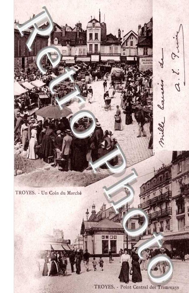 Un coin du marche Point central des Tramways