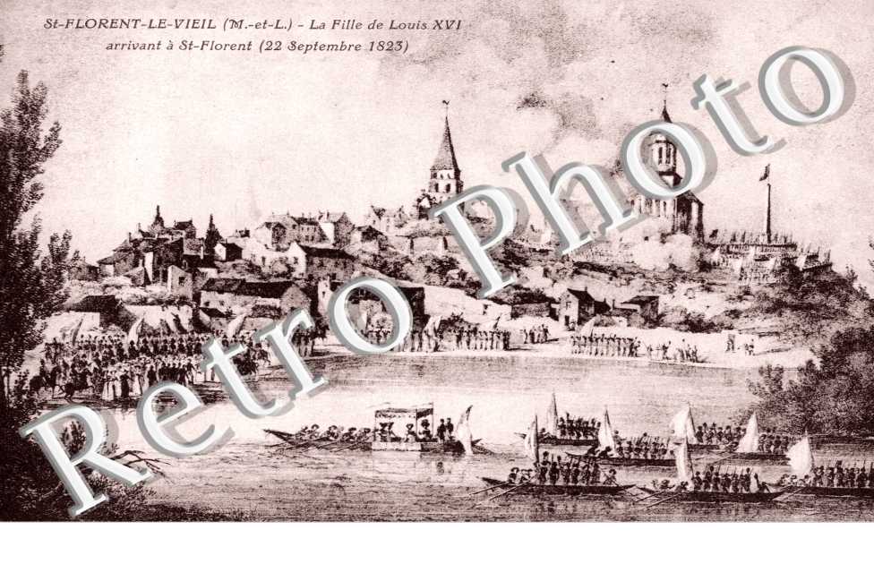 la fille de Louis XVI arrivant en 1823