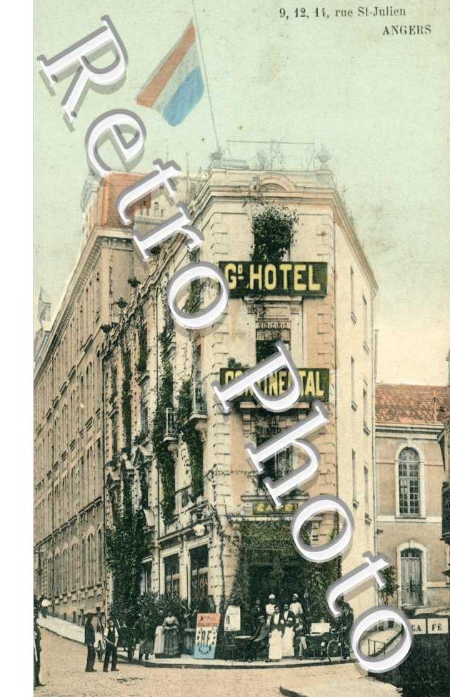 12 et 14 rue Saint Julien Grand Hotel Continental Cimetiere ancien voyageur