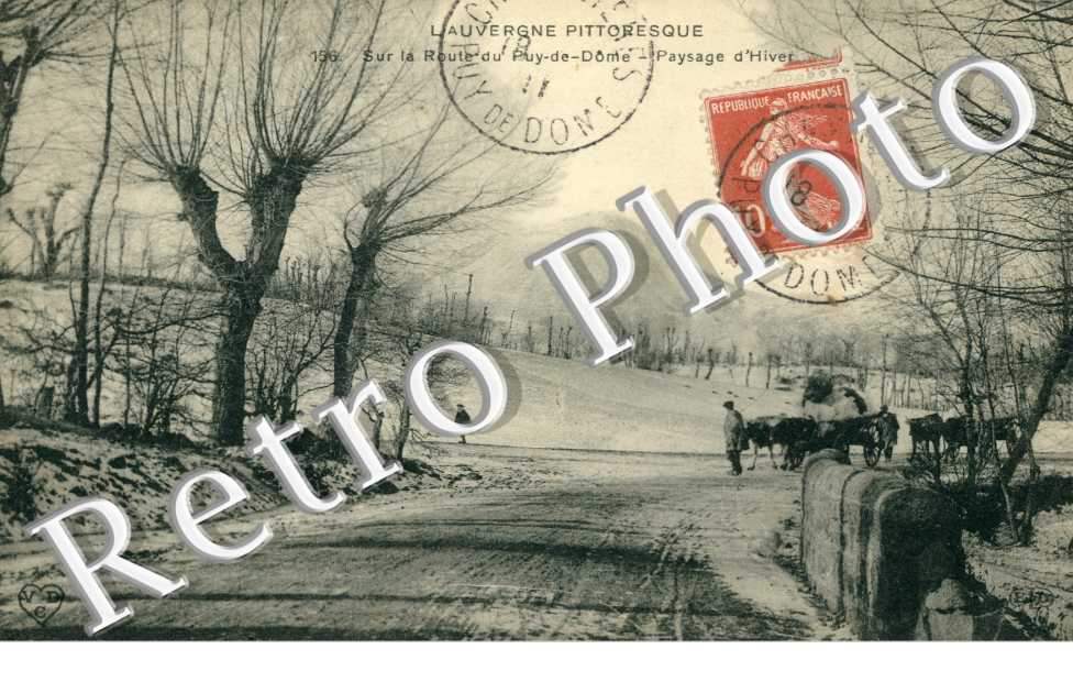 Sur la route du Puy de Dome