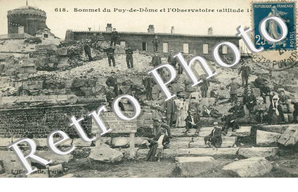 Sommet du  Puy de Dome et observatoire