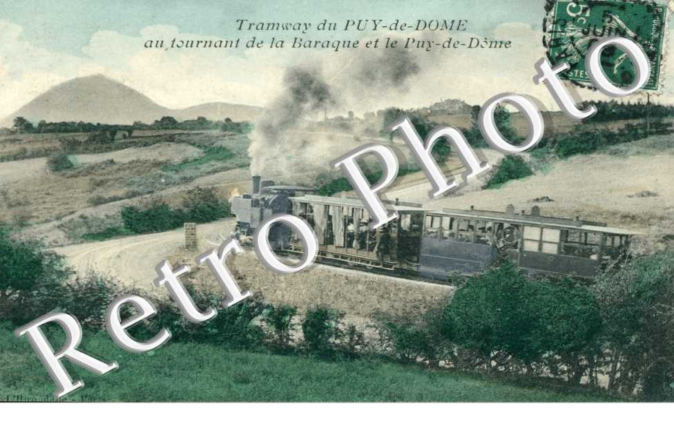  le tramway au tournant de La Baraque