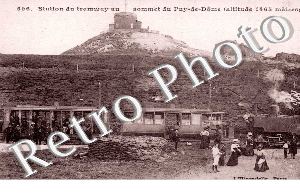 Station du tramway au sommet du  Puy de Dome