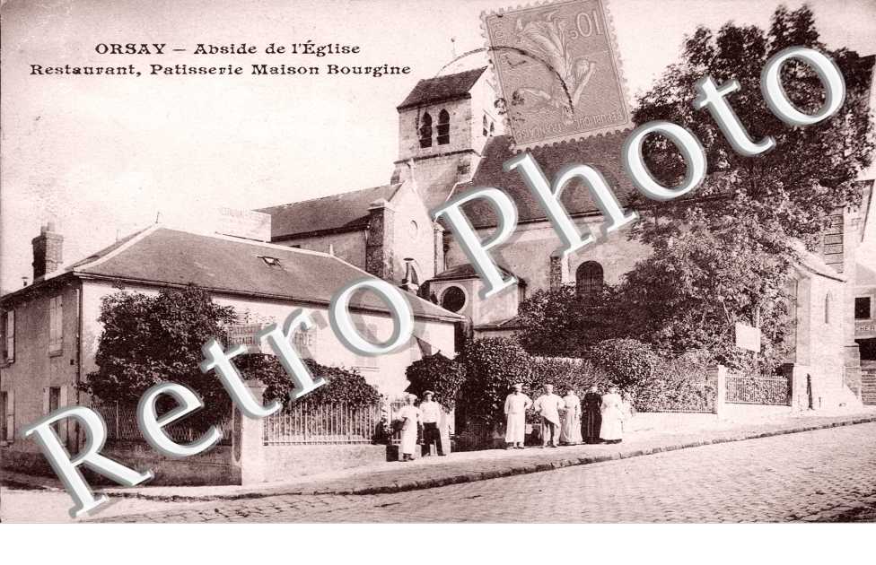 Abside de l'eglise Restaurant, patisserie Maison Bourgine