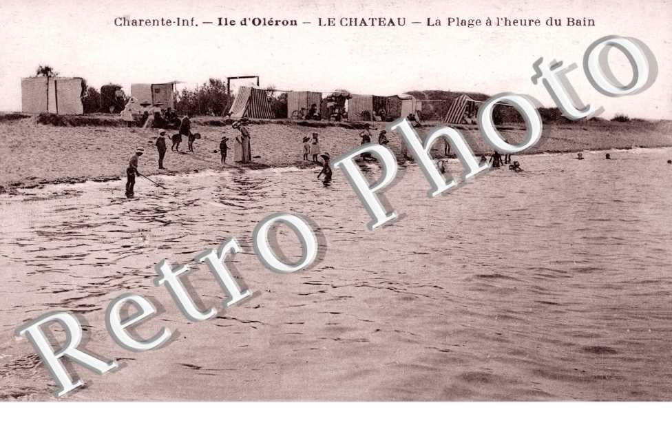 la Plage a l'heure du bain