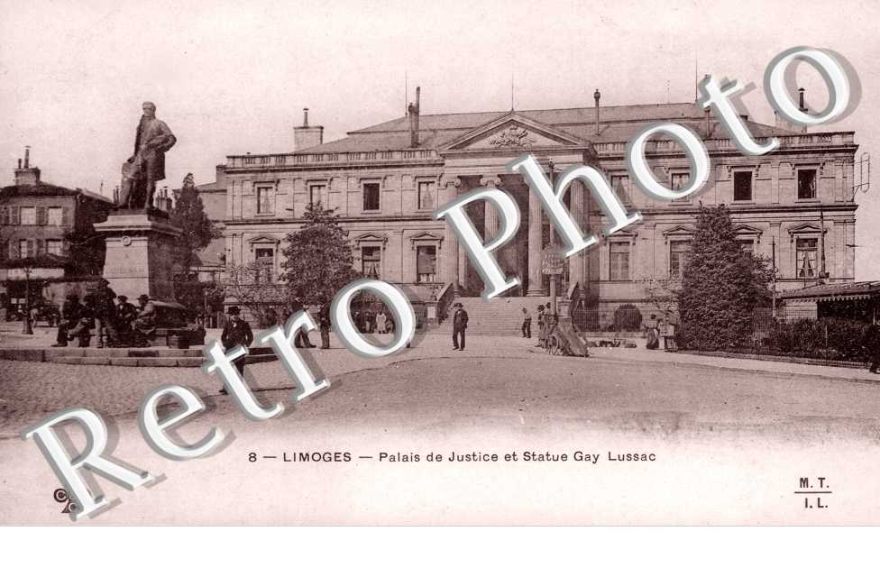 palais de justice et statue Gay Lussac