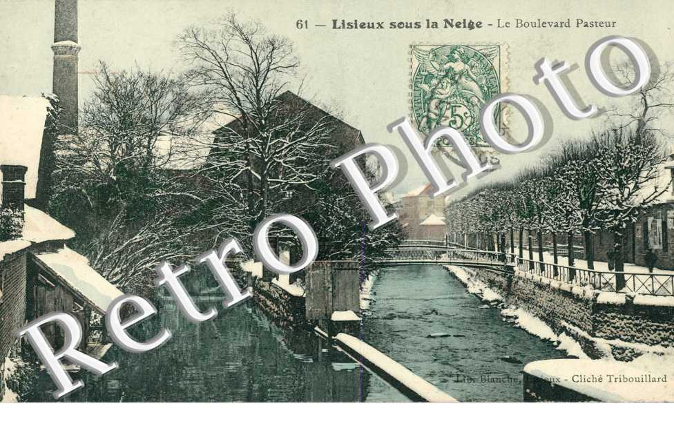 Sous la neige - Le boulevard Pasteur