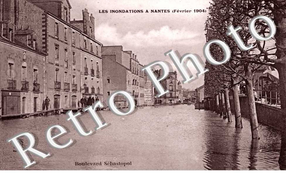 Inondation de Frier 1904 Boulevard Sébastopol