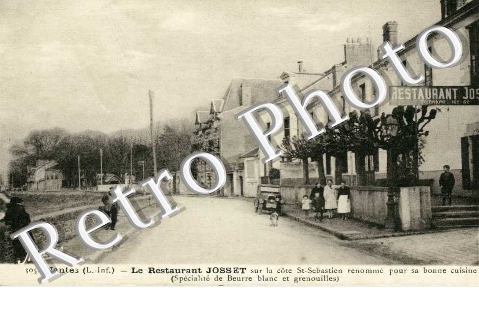 Le Restaurant Josset sur la côte Saint Sastien