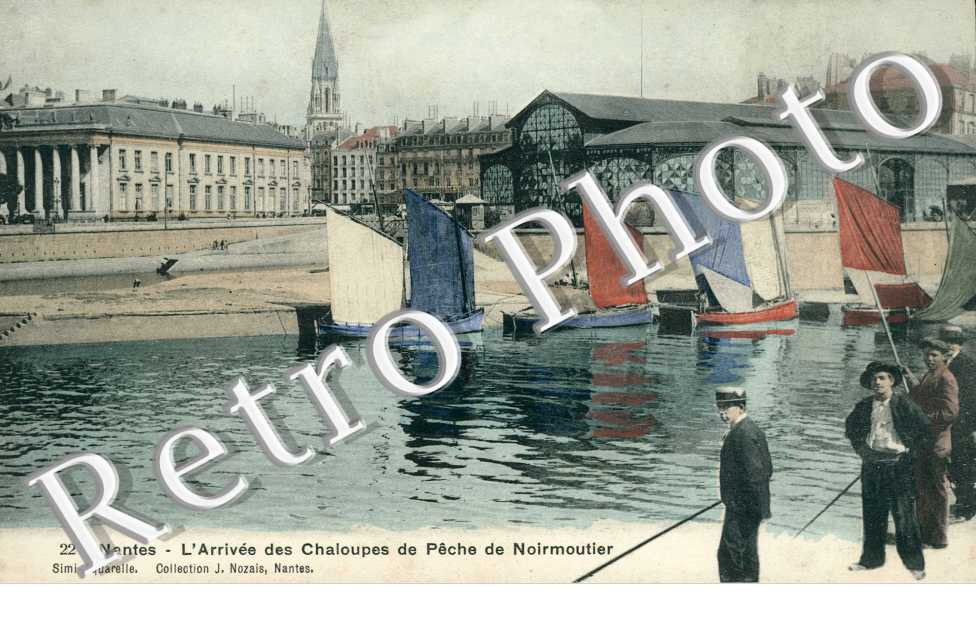 L'arrivèe des Chaloupes de pêche de Noirmoutier